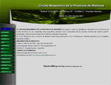 Tablet Screenshot of circubio.com.ar